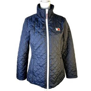 Tommy Hilfiger 3-In 1 All Weather Quilted Jacket Wm's Sz Sm Royal Blue 3-Pocket